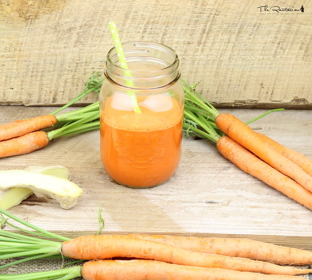 Raw carrot ginger juice The Rawtarian