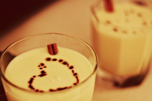 Raw egg nog